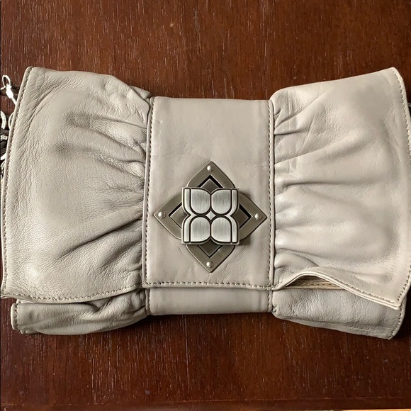 BCBG gray clutch - Picture 2 of 4